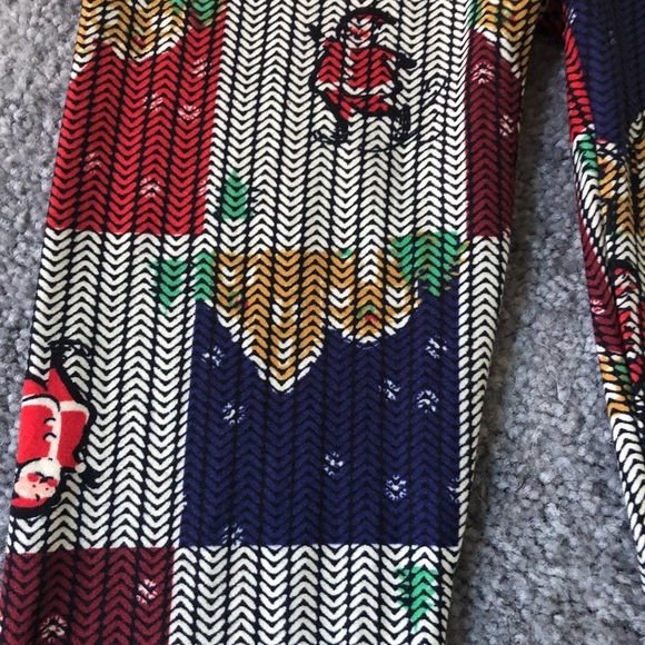 LuLaRoe Kids Christmas Leggings - Picture 3 of 4